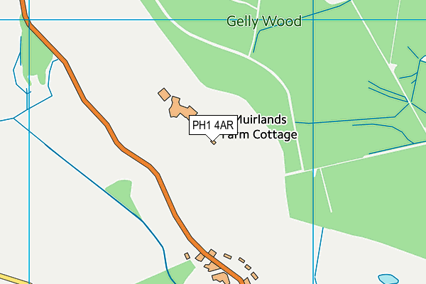 PH1 4AR map - OS VectorMap District (Ordnance Survey) PH1 4AR map - OS VectorMap District (Ordnance Survey)