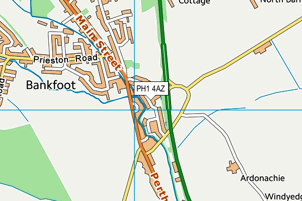 PH1 4AZ map - OS VectorMap District (Ordnance Survey) PH1 4AZ map - OS VectorMap District (Ordnance Survey)