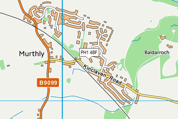 PH1 4BF map - OS VectorMap District (Ordnance Survey) PH1 4BF map - OS VectorMap District (Ordnance Survey)