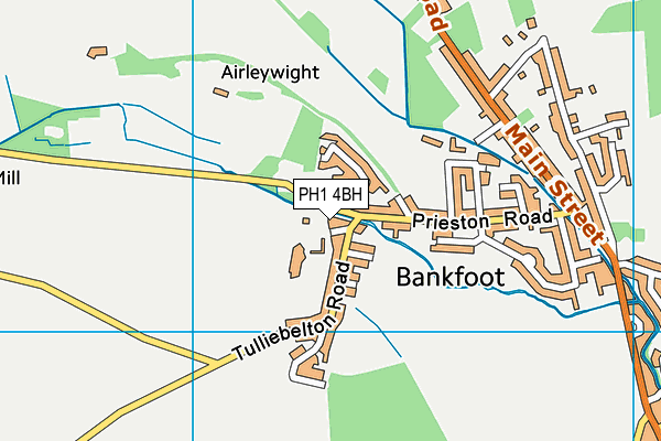 PH1 4BH map - OS VectorMap District (Ordnance Survey) PH1 4BH map - OS VectorMap District (Ordnance Survey)