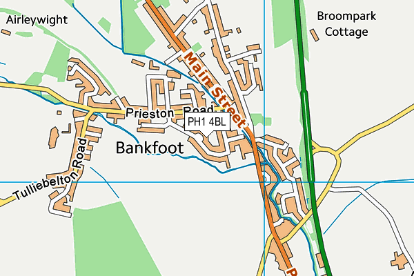 PH1 4BL map - OS VectorMap District (Ordnance Survey) PH1 4BL map - OS VectorMap District (Ordnance Survey)