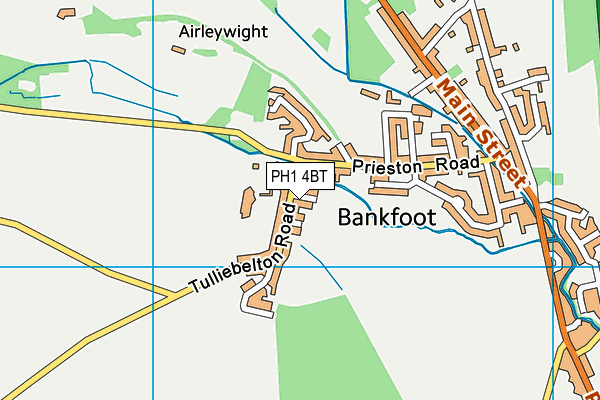 PH1 4BT map - OS VectorMap District (Ordnance Survey) PH1 4BT map - OS VectorMap District (Ordnance Survey)