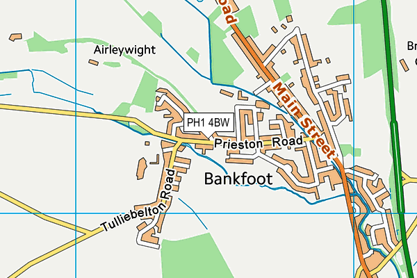 PH1 4BW map - OS VectorMap District (Ordnance Survey) PH1 4BW map - OS VectorMap District (Ordnance Survey)