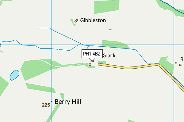 PH1 4BZ map - OS VectorMap District (Ordnance Survey) PH1 4BZ map - OS VectorMap District (Ordnance Survey)