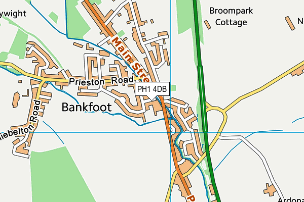 PH1 4DB map - OS VectorMap District (Ordnance Survey) PH1 4DB map - OS VectorMap District (Ordnance Survey)