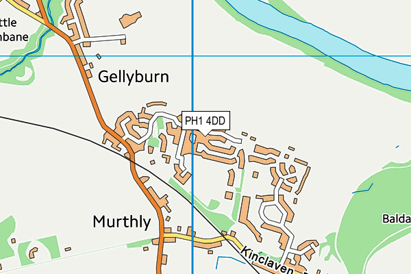 PH1 4DD map - OS VectorMap District (Ordnance Survey) PH1 4DD map - OS VectorMap District (Ordnance Survey)