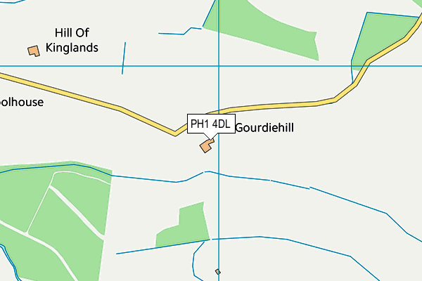 PH1 4DL map - OS VectorMap District (Ordnance Survey) PH1 4DL map - OS VectorMap District (Ordnance Survey)