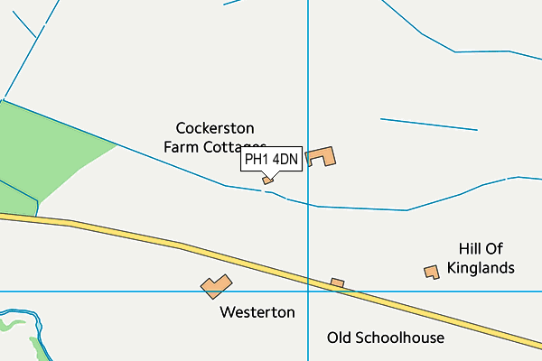 PH1 4DN map - OS VectorMap District (Ordnance Survey) PH1 4DN map - OS VectorMap District (Ordnance Survey)