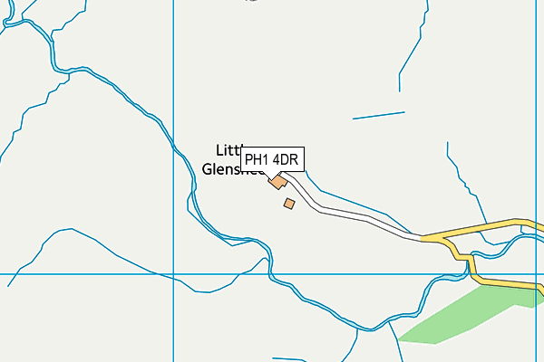 PH1 4DR map - OS VectorMap District (Ordnance Survey) PH1 4DR map - OS VectorMap District (Ordnance Survey)