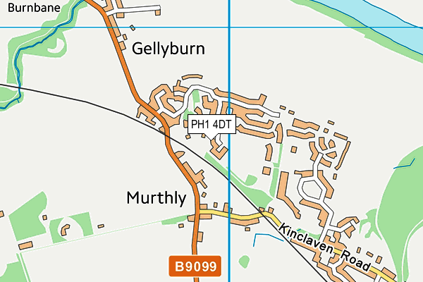 PH1 4DT map - OS VectorMap District (Ordnance Survey) PH1 4DT map - OS VectorMap District (Ordnance Survey)