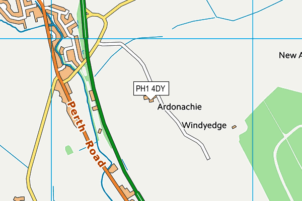 PH1 4DY map - OS VectorMap District (Ordnance Survey) PH1 4DY map - OS VectorMap District (Ordnance Survey)