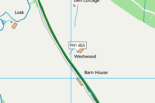 PH1 4EA map - OS VectorMap District (Ordnance Survey) PH1 4EA map - OS VectorMap District (Ordnance Survey)
