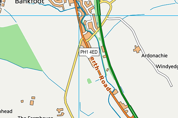PH1 4ED map - OS VectorMap District (Ordnance Survey) PH1 4ED map - OS VectorMap District (Ordnance Survey)