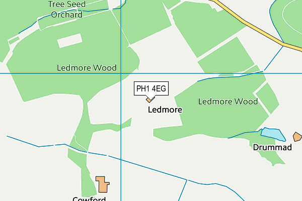 PH1 4EG map - OS VectorMap District (Ordnance Survey) PH1 4EG map - OS VectorMap District (Ordnance Survey)