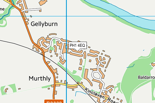 PH1 4EQ map - OS VectorMap District (Ordnance Survey)
