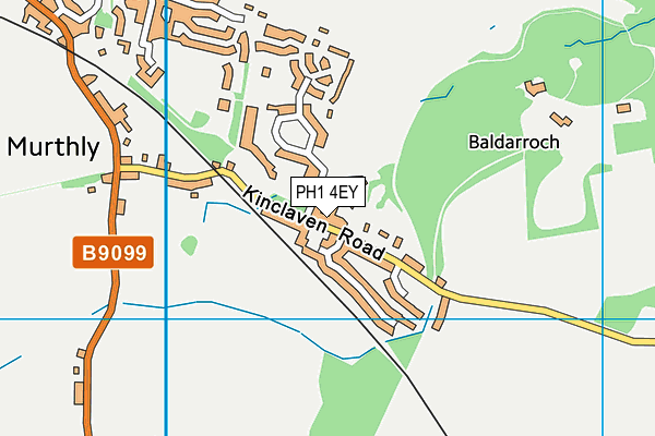 PH1 4EY map - OS VectorMap District (Ordnance Survey) PH1 4EY map - OS VectorMap District (Ordnance Survey)