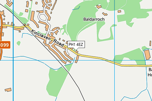 PH1 4EZ map - OS VectorMap District (Ordnance Survey) PH1 4EZ map - OS VectorMap District (Ordnance Survey)