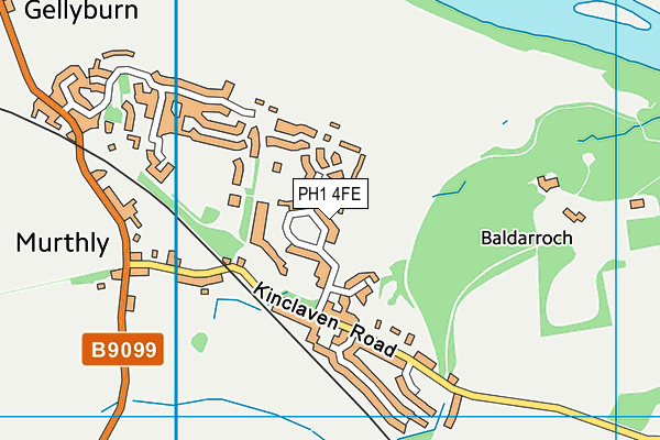 PH1 4FE map - OS VectorMap District (Ordnance Survey) PH1 4FE map - OS VectorMap District (Ordnance Survey)