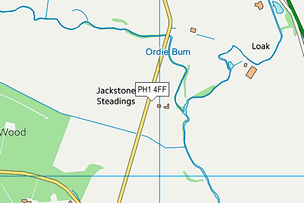 PH1 4FF map - OS VectorMap District (Ordnance Survey) PH1 4FF map - OS VectorMap District (Ordnance Survey)