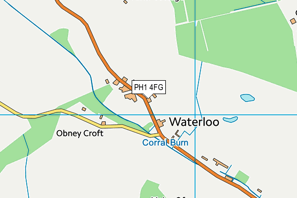 PH1 4FG map - OS VectorMap District (Ordnance Survey) PH1 4FG map - OS VectorMap District (Ordnance Survey)