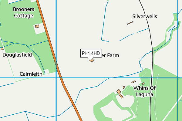 PH1 4HD map - OS VectorMap District (Ordnance Survey) PH1 4HD map - OS VectorMap District (Ordnance Survey)