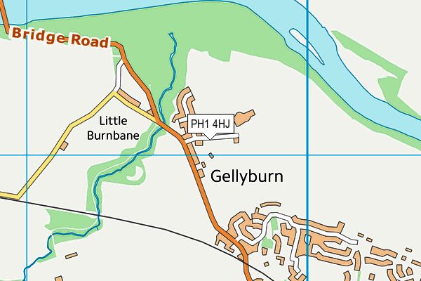 PH1 4HJ map - OS VectorMap District (Ordnance Survey) PH1 4HJ map - OS VectorMap District (Ordnance Survey)