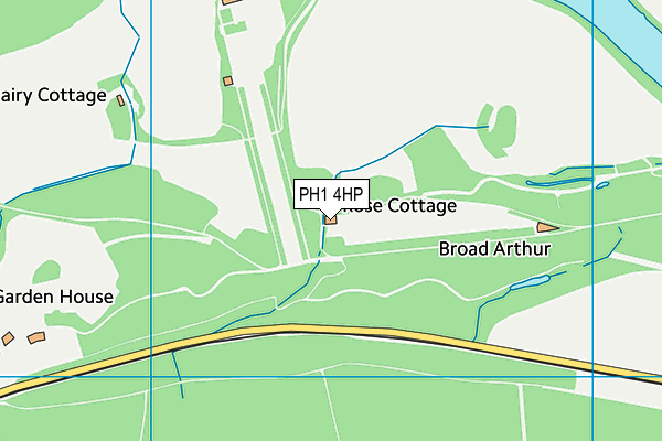 PH1 4HP map - OS VectorMap District (Ordnance Survey) PH1 4HP map - OS VectorMap District (Ordnance Survey)