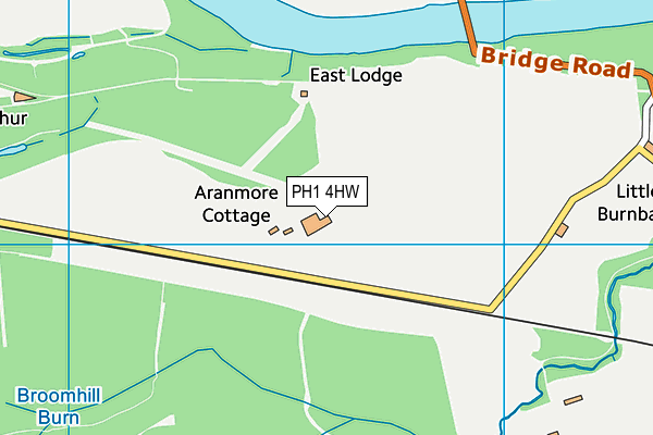 PH1 4HW map - OS VectorMap District (Ordnance Survey) PH1 4HW map - OS VectorMap District (Ordnance Survey)