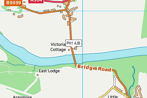 PH1 4JB map - OS VectorMap District (Ordnance Survey) PH1 4JB map - OS VectorMap District (Ordnance Survey)