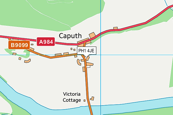 PH1 4JE map - OS VectorMap District (Ordnance Survey) PH1 4JE map - OS VectorMap District (Ordnance Survey)