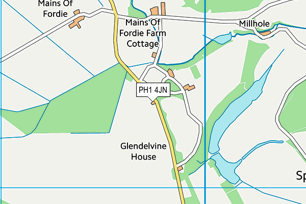 PH1 4JN map - OS VectorMap District (Ordnance Survey) PH1 4JN map - OS VectorMap District (Ordnance Survey)