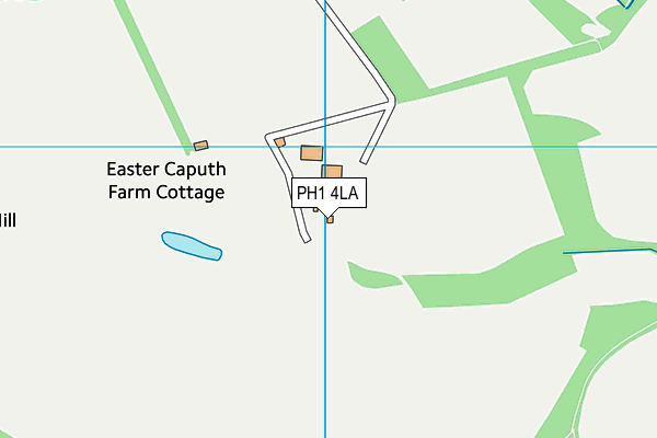 PH1 4LA map - OS VectorMap District (Ordnance Survey) PH1 4LA map - OS VectorMap District (Ordnance Survey)