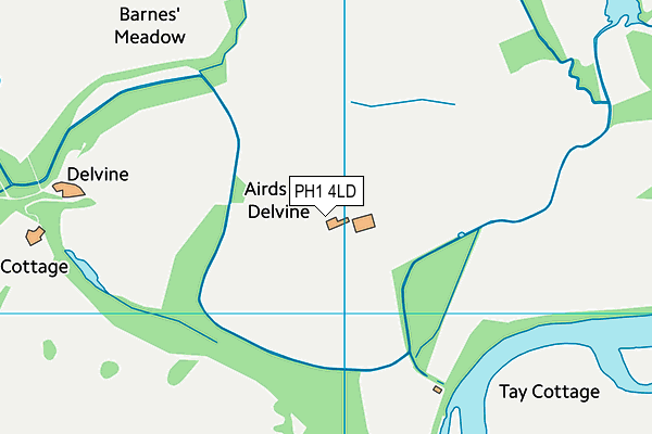 PH1 4LD map - OS VectorMap District (Ordnance Survey) PH1 4LD map - OS VectorMap District (Ordnance Survey)