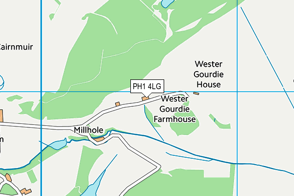 PH1 4LG map - OS VectorMap District (Ordnance Survey) PH1 4LG map - OS VectorMap District (Ordnance Survey)