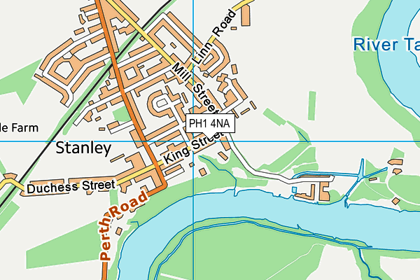 PH1 4NA map - OS VectorMap District (Ordnance Survey) PH1 4NA map - OS VectorMap District (Ordnance Survey)