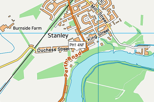 PH1 4NF map - OS VectorMap District (Ordnance Survey) PH1 4NF map - OS VectorMap District (Ordnance Survey)