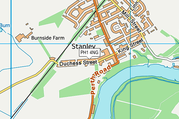 PH1 4NG map - OS VectorMap District (Ordnance Survey) PH1 4NG map - OS VectorMap District (Ordnance Survey)