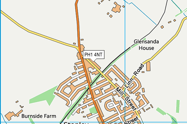 PH1 4NT map - OS VectorMap District (Ordnance Survey) PH1 4NT map - OS VectorMap District (Ordnance Survey)