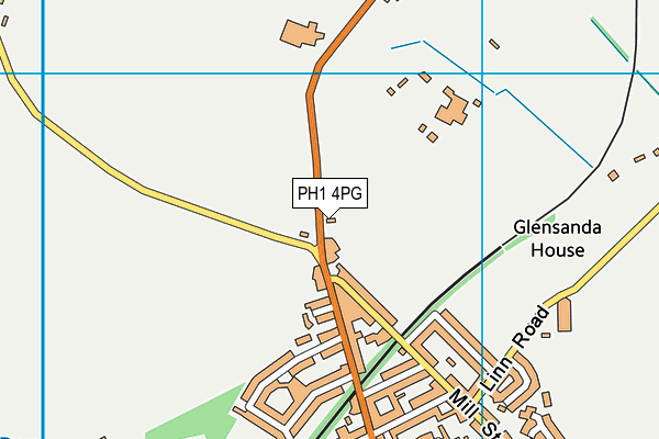 PH1 4PG map - OS VectorMap District (Ordnance Survey) PH1 4PG map - OS VectorMap District (Ordnance Survey)