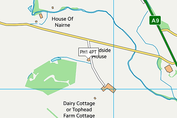 PH1 4PT map - OS VectorMap District (Ordnance Survey) PH1 4PT map - OS VectorMap District (Ordnance Survey)