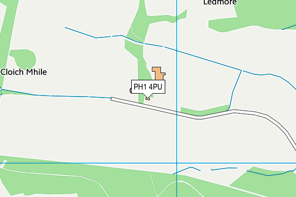 PH1 4PU map - OS VectorMap District (Ordnance Survey) PH1 4PU map - OS VectorMap District (Ordnance Survey)