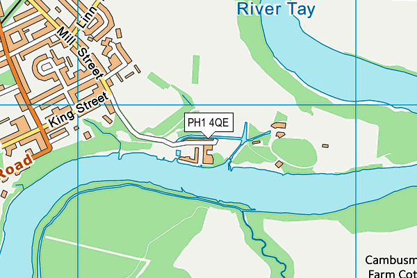 PH1 4QE map - OS VectorMap District (Ordnance Survey) PH1 4QE map - OS VectorMap District (Ordnance Survey)