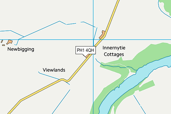 PH1 4QH map - OS VectorMap District (Ordnance Survey) PH1 4QH map - OS VectorMap District (Ordnance Survey)