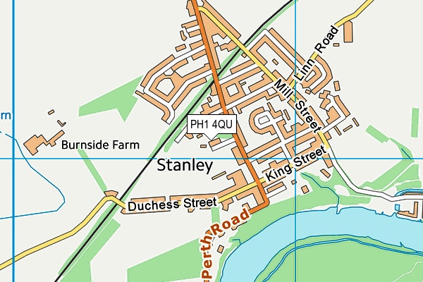 PH1 4QU map - OS VectorMap District (Ordnance Survey) PH1 4QU map - OS VectorMap District (Ordnance Survey)