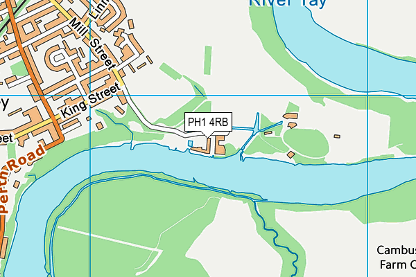 PH1 4RB map - OS VectorMap District (Ordnance Survey) PH1 4RB map - OS VectorMap District (Ordnance Survey)