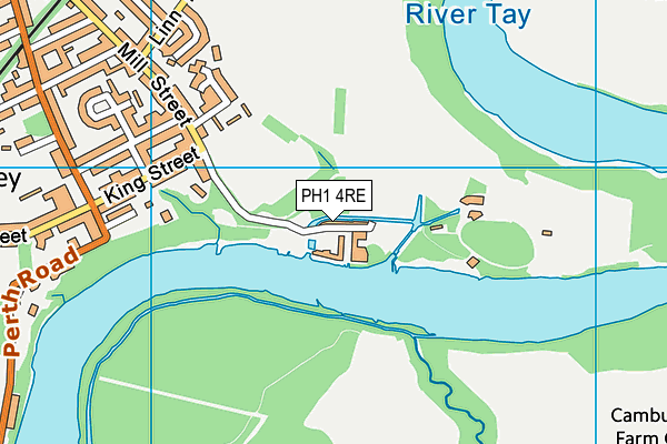 PH1 4RE map - OS VectorMap District (Ordnance Survey) PH1 4RE map - OS VectorMap District (Ordnance Survey)