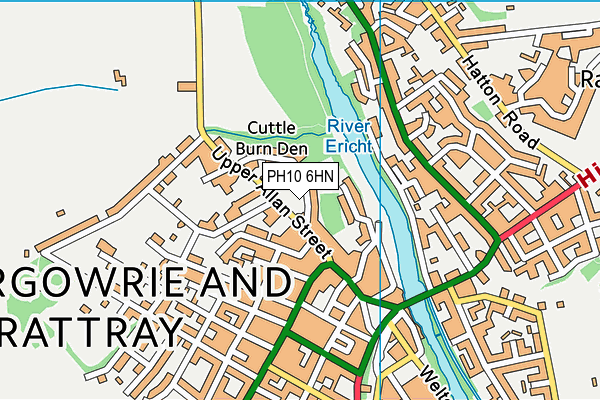 PH10 6HN map - OS VectorMap District (Ordnance Survey) PH10 6HN map - OS VectorMap District (Ordnance Survey)
