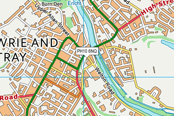 PH10 6NQ map - OS VectorMap District (Ordnance Survey)