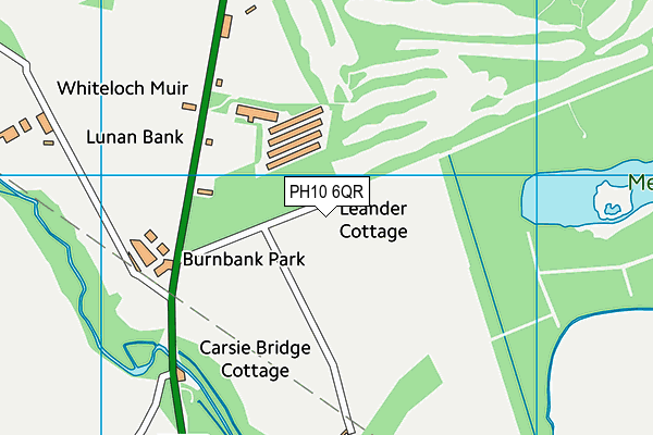 PH10 6QR map - OS VectorMap District (Ordnance Survey)
