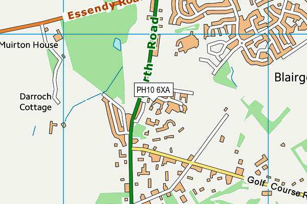 PH10 6XA map - OS VectorMap District (Ordnance Survey) PH10 6XA map - OS VectorMap District (Ordnance Survey)